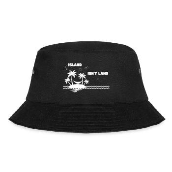 Iceland Isn't Land Water Is Not An Island Funny. - Bucket Hat - black - Front - Lela (165cm)