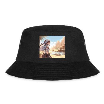 Manga Desert Girl - Bucket Hat - Schwarz - Vorne - Lela (165cm)