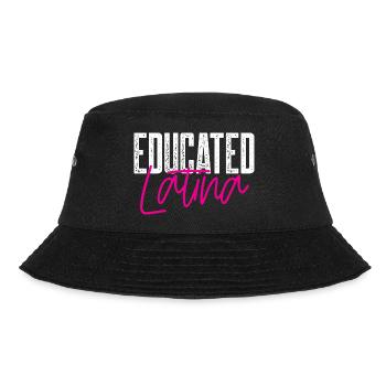 Educated Latina - Bucket Hat - black - Front - Lela (165cm)