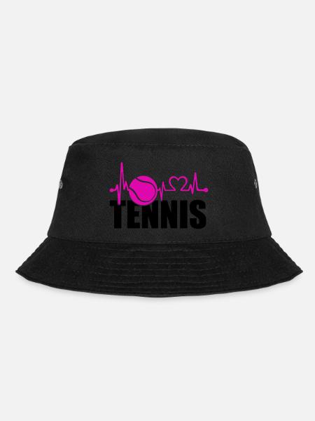 tennis love - Bucket Hat - Schwarz