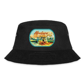 Albufeira Fishermen's Beach, praia dos pescadores - Bucket Hat - black - Front - Lela (165cm)