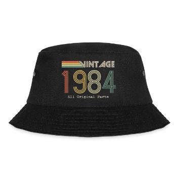 Episch und legendär Geboren 1984: 40-jähriges Jubiläum - Bucket Hat - Schwarz - Vorne - Lela (165cm)