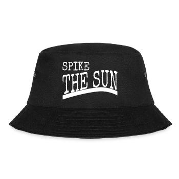 sunlit scenes sand volleyball sunny days - Bucket Hat - Schwarz - Vorne - Lela (165cm)