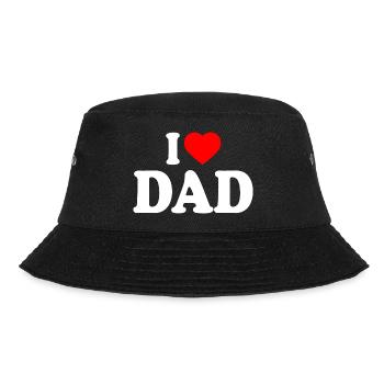 I love dad - Bucket Hat - black - Front - Lela (165cm)