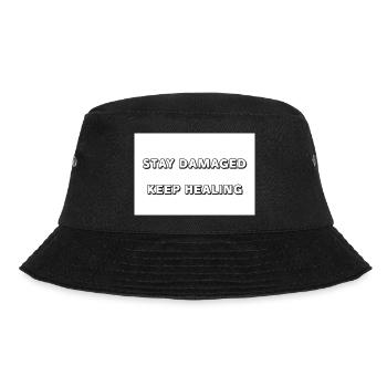 Healing Aljezur - Bucket Hat - Schwarz - Vorne - Lela (165cm)