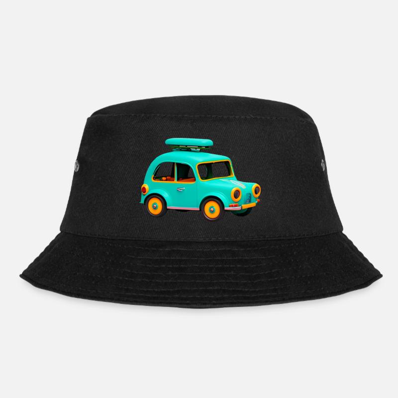 off on holiday - Bucket Hat - black