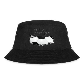 Turkey Türkiye Map Framed Real Football TR - Bucket Hat - black - Front - Lela (165cm)