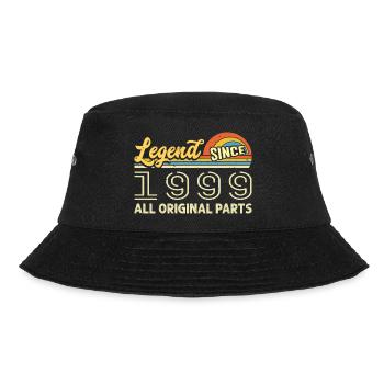 Legendary since 1999 Birthday 1999 Vintage 1999 - Bucket Hat - black - Front - Lela (165cm)