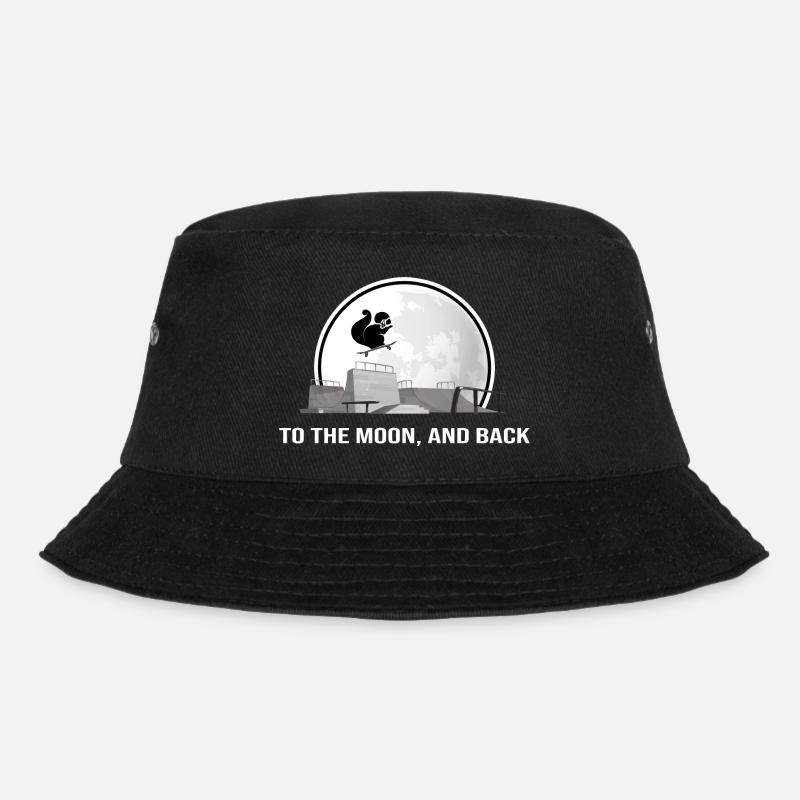 skateboard sk8 skater halfpipe - Bucket Hat - Schwarz