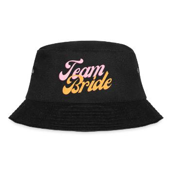 Team Bride - Bucket Hat - Schwarz - Vorne - Lela (165cm)