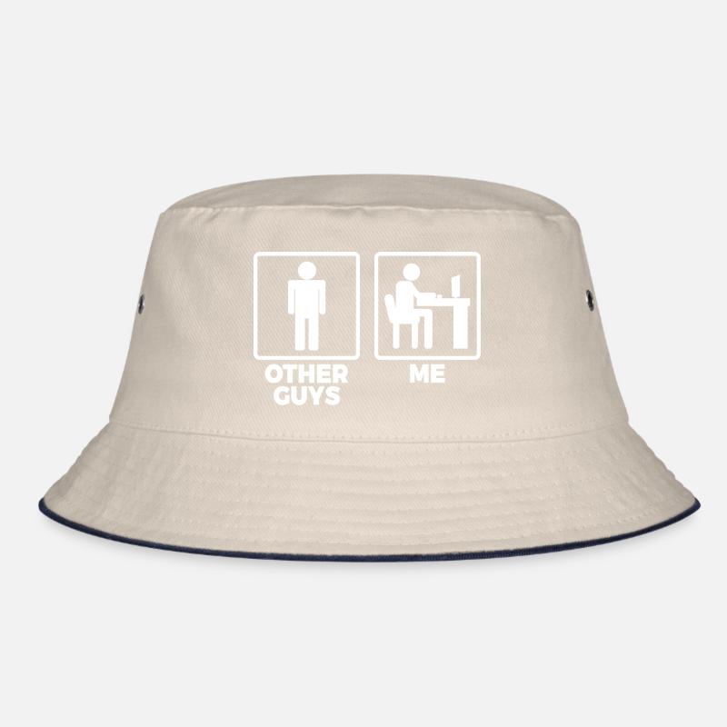 Software Ingenieur Strichfiguren Bucket Hat