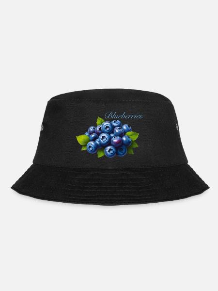 Blueberries - Bucket Hat - Schwarz