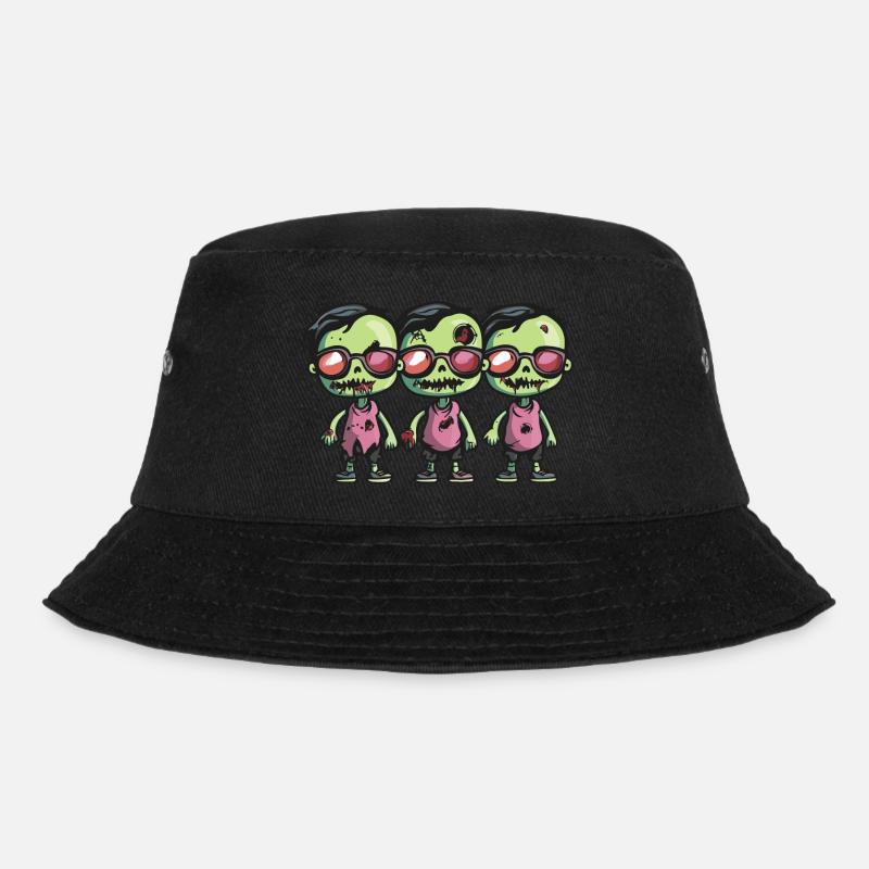 Zombies Halloween Cool - Bucket Hat - Schwarz