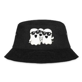 Geister Halloween Sonnenbrille - Bucket Hat - Schwarz - Vorne - Lela (165cm)