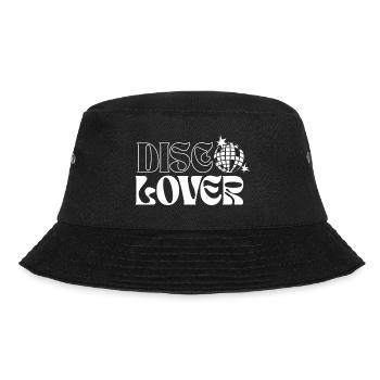 Retro Disco Ball and Space Stars Design - Bucket Hat - black - Front - Lela (165cm)