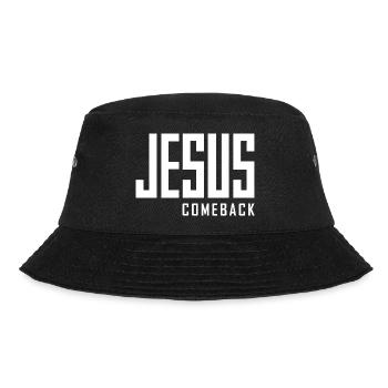 Jesus Comeback – Your Statement of Faith! - Bucket Hat - black - Front - Lela (165cm)