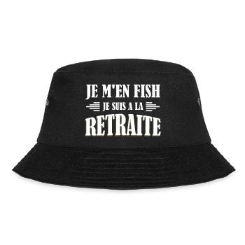 Je M'en Fish, Je suis A La Retraite - Bob - noir - Devant - Lela (165cm)