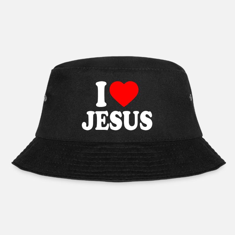 I love jesus - Bucket Hat - Schwarz