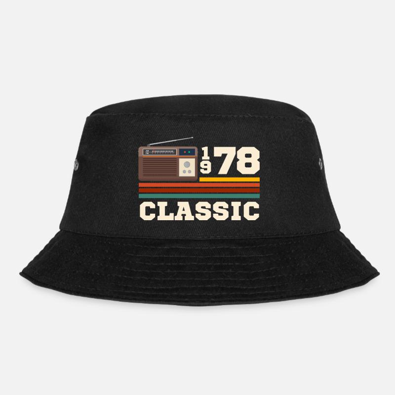 Anniversaire 1978 retro classic - Bob - noir