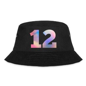 Numéro 12 coloré - Bob - noir - Devant - Lela (165cm)