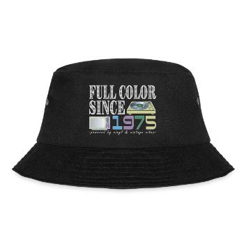 Vintage 1975 Retro Colored Design - Bucket Hat - black - Front - Lela (165cm)