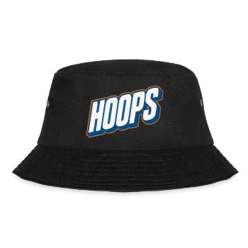 Hoops Basketball Sport Geschenkidee BBall - Bucket Hat - Schwarz - Vorne - Lela (165cm)