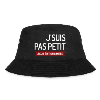 T-SHIRT ICH BIN NICHT KLEIN ICH BIN LIMITIERTE EDITION - Bucket Hat - Schwarz - Vorne - Lela (165cm)