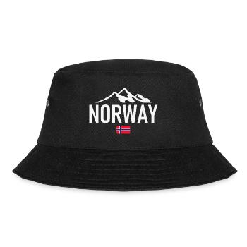 Norvège - Norvège - Norvège - Drapeau - Scandinavie - Bob - noir - Devant - Lela (165cm)