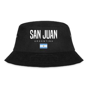 San Juan Argentina Argentinian - Bucket Hat - black - Front - Lela (165cm)