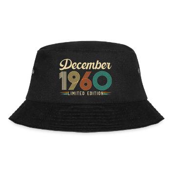 Décembre 1960 Anniversaire Vintage Rétro Cadeau - Bob - noir - Devant - Lela (165cm)