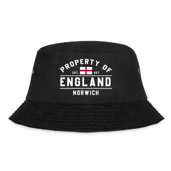 England Norwich Flag Est.1827 - Bucket Hat - black - Front - Lela (165cm)
