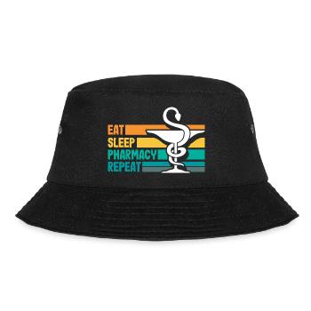 Apotheker Pharmazeutisch-technischer - Bucket Hat - Schwarz - Vorne - Lela (165cm)