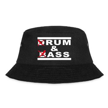 Rum & Ass – Drum and Bass Word Game - Bucket Hat - black - Front - Lela (165cm)