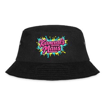 Karnevalsmaus Lustig Süß Party Geschenk - Bucket Hat - Schwarz - Vorne - Lela (165cm)