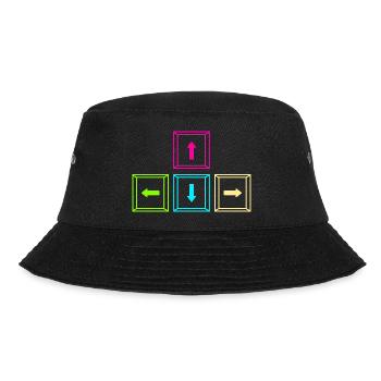 Gaming Computer Gamer Gaming Gamer - Bucket Hat - black - Front - Lela (165cm)