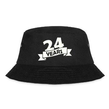 24_years - Bucket Hat - Schwarz - Vorne - Lela (165cm)