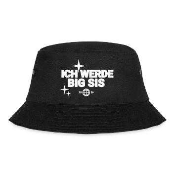 Ich Werde Big Sis - Bucket Hat - Schwarz - Vorne - Lela (165cm)