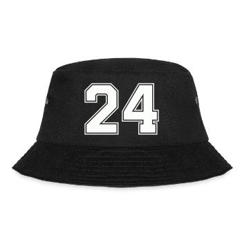 24 - Bucket Hat - Schwarz - Vorne - Lela (165cm)