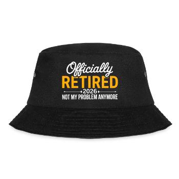 Retired 2026 Funny Retired Graphic Men Retirement - Bucket Hat - black - Front - Lela (165cm)