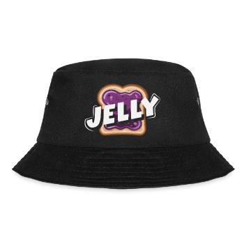 Erdnussbutter & Marmelade Partnerlook Design - Bucket Hat - Schwarz - Vorne - Lela (165cm)