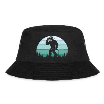 Bigfoot-Schweißer – Schweißer und Metallarbeiter Sasquatch - Bucket Hat - Schwarz - Vorne