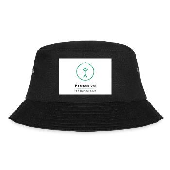 Menschheit Bewahren Symbol - Bucket Hat - Schwarz - Vorne