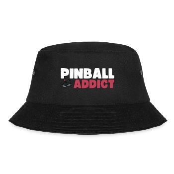Pinball Addict Pinball Machine Collectible Gift - Bucket Hat - black - Front - Lela (165cm)