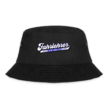 Fahrlehrer Held der Straße | Farben änderbar - Bucket Hat - Schwarz - Vorne - Lela (165cm)