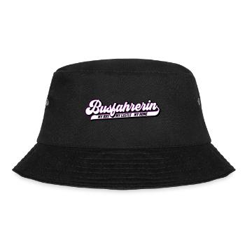 Busfahrerin | Farben änderbar - Bucket Hat - Schwarz - Vorne - Lela (165cm)