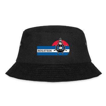 Holstein 1900 Kiel - Bucket Hat - Schwarz - Vorne - Lela (165cm)
