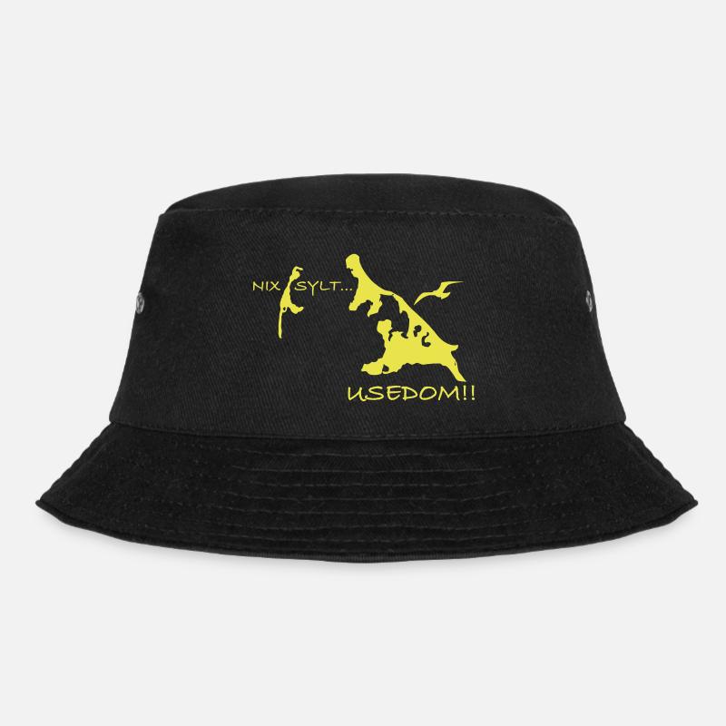 Nix Sylt... Usedom!! - Bucket Hat - Schwarz