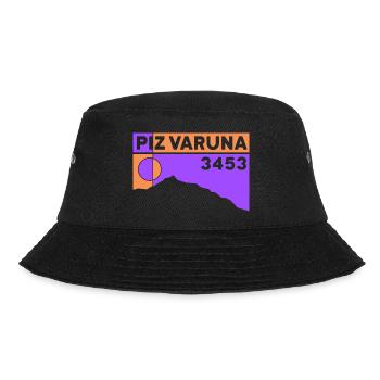 Piz Varuna Ski Touring Ski Resort Hiking Normal Route - Bucket Hat - black - Front - Lela (165cm)