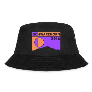 Flüela Schwarzhorn Davos Hiking Ski Touring High Tour - Bucket Hat - black - Front - Lela (165cm)