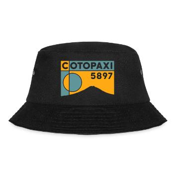 Cotopaxi Climb Height Volcano Ecuador Souvenir - Bucket Hat - black - Front - Lela (165cm)